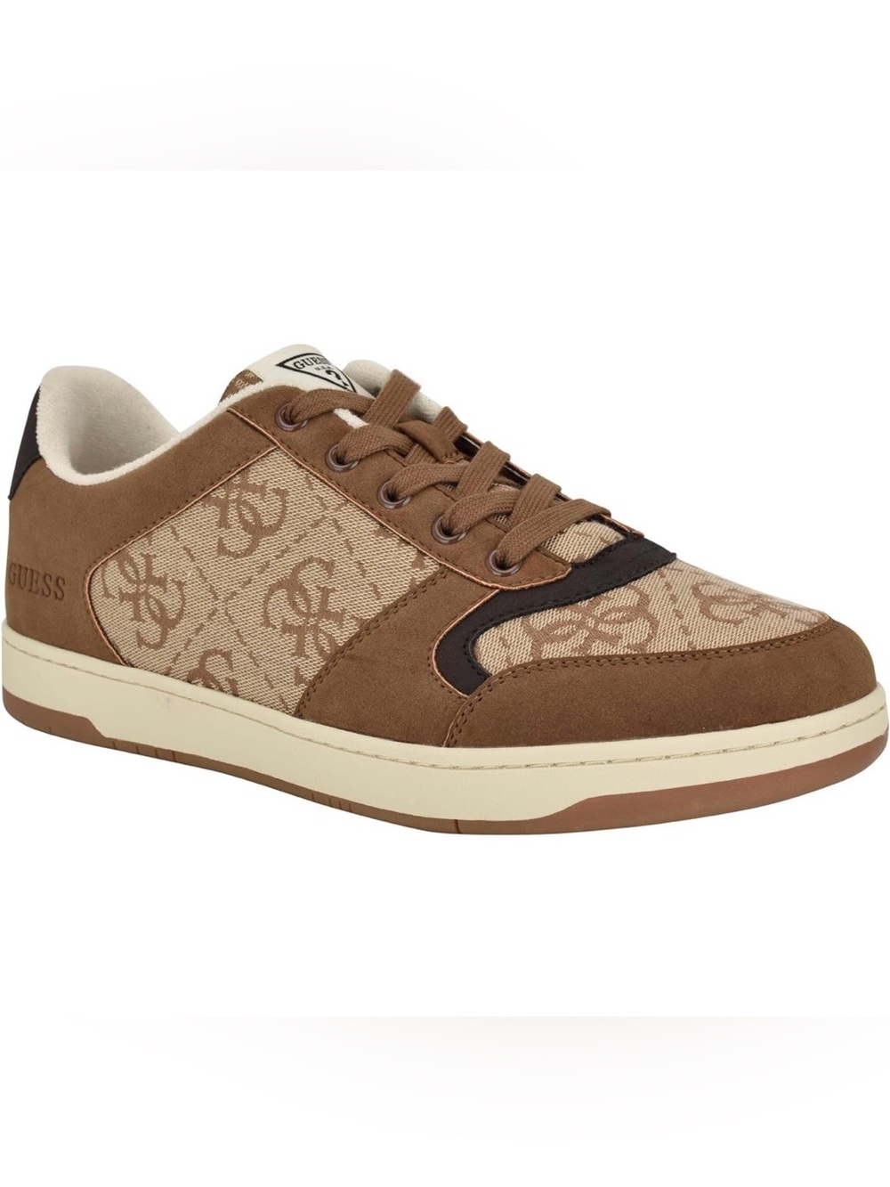 GUESS Men’s Brown Logo-Print Casual Sneakers NWOT Sz 13